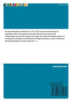 Erziehung und Bildung im „Dritten Reich" - Antibürgerlicher Ressentiments in der nationalsozialistischen Erziehungs- und Bildungspolitik