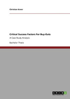 Critical Success Factors For Buy-Outs