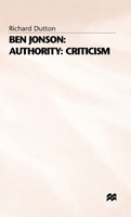 Ben Jonson Authority Criticism
