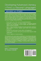 Developing Advanced Literacy in First and Second Languages