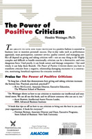 The Power of Positive Criticism