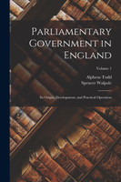 Parliamentary Government in England