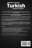 2000 Most Common Turkish Words in Context