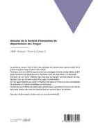 Annales de la Société d'émulation du département des Vosges