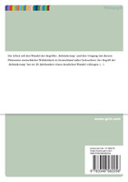 Behinderung im Wandel. Theoretische Modelle des Behinderungsbegriffs und Behindertenpolitik in Deutschland