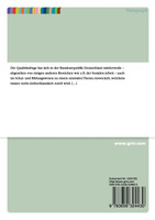 Die Einführung von Qualitätsmanagement in baden-württembergischen Schulen