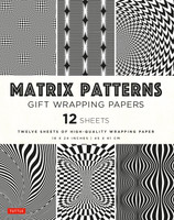 Matrix Patterns Gift Wrapping Papers  12 sheets