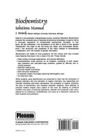 Biochemistry Biochemistry