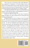 Life of Tecumseh and His Brother The Prophet, The