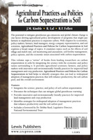 Agricultural Practices and Policies for Carbon Sequestration in Soil