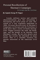 Personal Recollections of Sherman's Campaigns in Georgia and the Carolinas