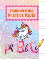 Adorable Kindergarten writing paper with lines for ABC kids | Notebook with Dotted Lined Sheets for K-3 Students