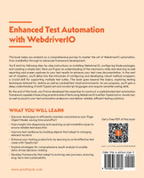 Enhanced Test Automation with WebdriverIO