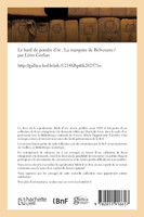 Le baril de poudre d'or  La marquise de Belverano