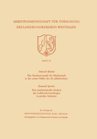 Der Strukturwandel Der Mathematik in Der Ersten Halfte Des 20. Jahrhunderts. Eine Mathematische Analyse Der Luftdruckverteilungen in Grossen Gebieten