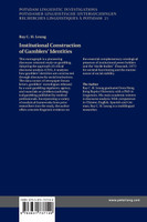 Institutional Construction of Gamblers' Identities