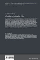 Arbeitsbuch Christopher Ecker