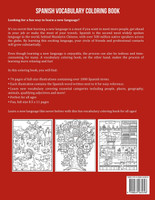 Spanish Vocabulary Coloring Book