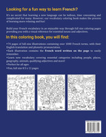 French Vocabulary Coloring Book