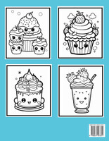 Kawaii Sweet Treats Coloring Book for Kids