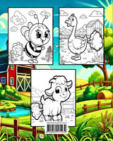 Libro da Colorare degli Animali Scoreggioni