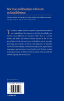 New Issues and Paradigms in Research on Social Dilemmas
