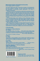 Multivariate Analysis of Ecological Communities