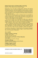 Clinical Supervision and Mentorship in Nursing