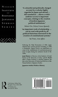The Establishment of the Japanese Constitutional System