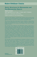 Metric Structures for Riemannian and Non-Riemannian Spaces