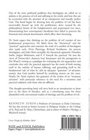 Theology and the Problem of Evil