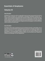 Essentials of Geophysics