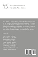 Modern Language Review (119.1) January 2024