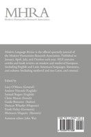 Modern Language Review (117
