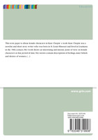 Female Characters in Kate Chopin's Novels and Short Stories