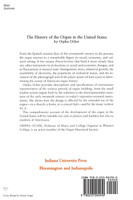 The History of the Organ in the United States