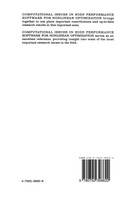 Computational Issues in High Performance Software for Nonlinear Optimization