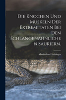Die Knochen und Muskeln der Extremitaten bei den Schlangenähnlichen Sauriern.