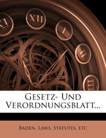 Großherzoglich Badisches Regierungsblatt.