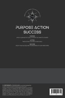 PURPOSE-ACTION-SUCCESS Notebook | Journal - PAS NOTEBOOK | PAS JOURNAL | GRAY | GREY