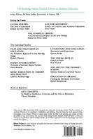 Film And Television In Education