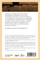 Anatomie de la langue françoise