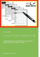 Kurzzeit Pflege-Tagebuch XXL