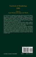 Yearbook of Morphology 1991