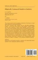 Elliptically Contoured Models in Statistics