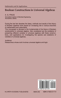 Boolean Constructions in Universal Algebras