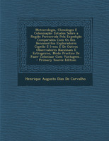Meteorologia, Climalogia E Colonisação