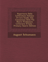 Repertorio Della Letteratura Italiana