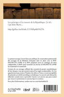 Les principes et les moeurs de la République (2e éd.)