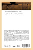 Contes philosophiques